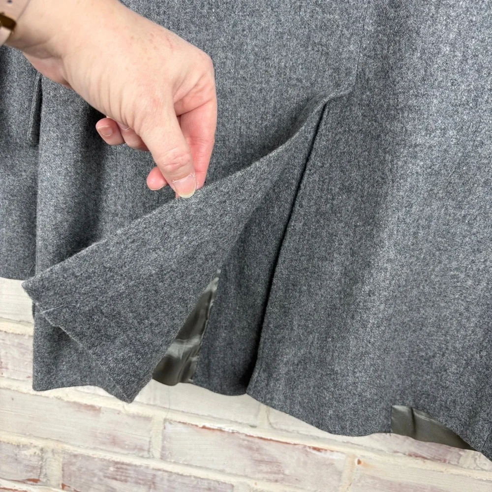 Adams Row 100% Wool Blazer 46R Gray Ivy League Classic‎ Menswear Old Money